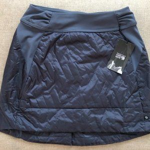Mountain Hardwear XS Insulated Mini Skirt - Blue Slate NWT